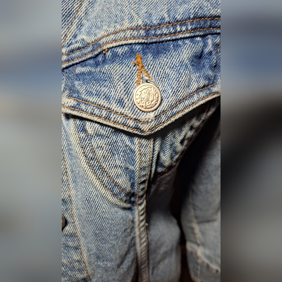 Vintage Moda Int'l Denim Jean Jacket - Size S - Picture 3 of 7